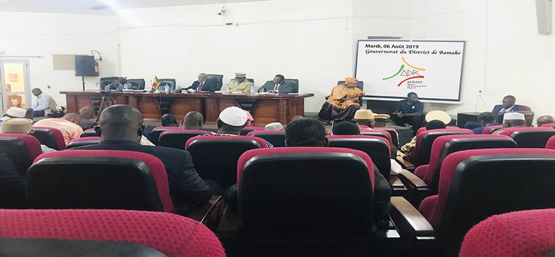 LE MAIRE ADAMA SANGARE A LA RENCONTRE DU DISTRICT DE BAMAKO